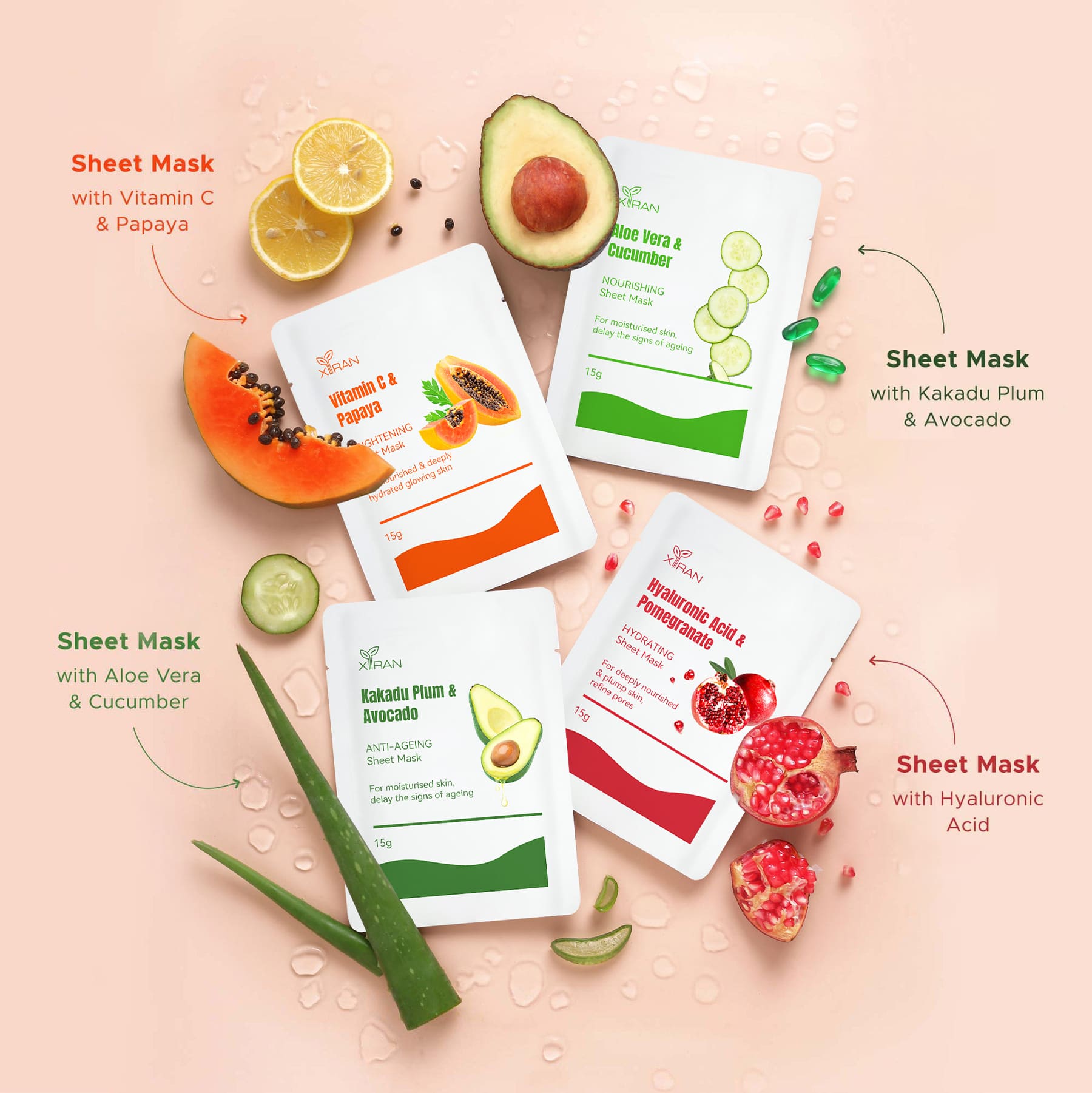 Sheet Facial Mask Set